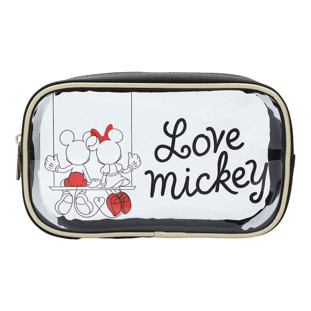 Disney Mickey & Minnie Love Travel Cosmetic Bags - Set of 3