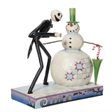 Disney Traditions - Jack with Snowman Figurine