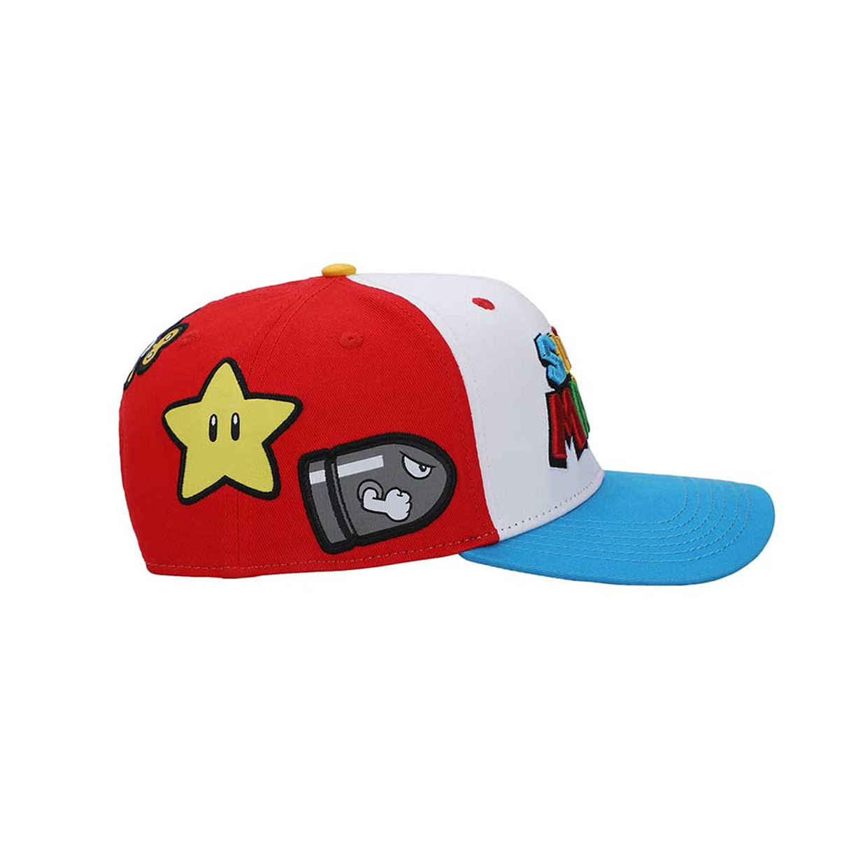 Super Mario Icons Youth Pre-Curved Bill Snapback