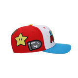 Super Mario Icons Youth Pre-Curved Bill Snapback