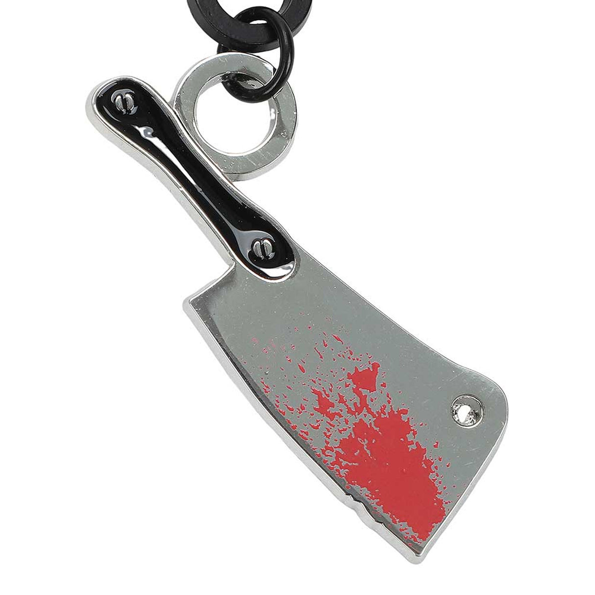 Friday the 13th Mask & Bloody Cleaver Keychain