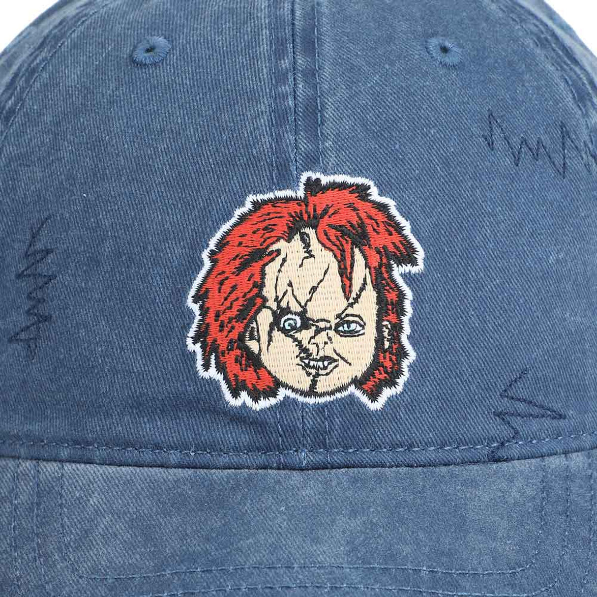 Chucky Embroidered & Distressed Hat