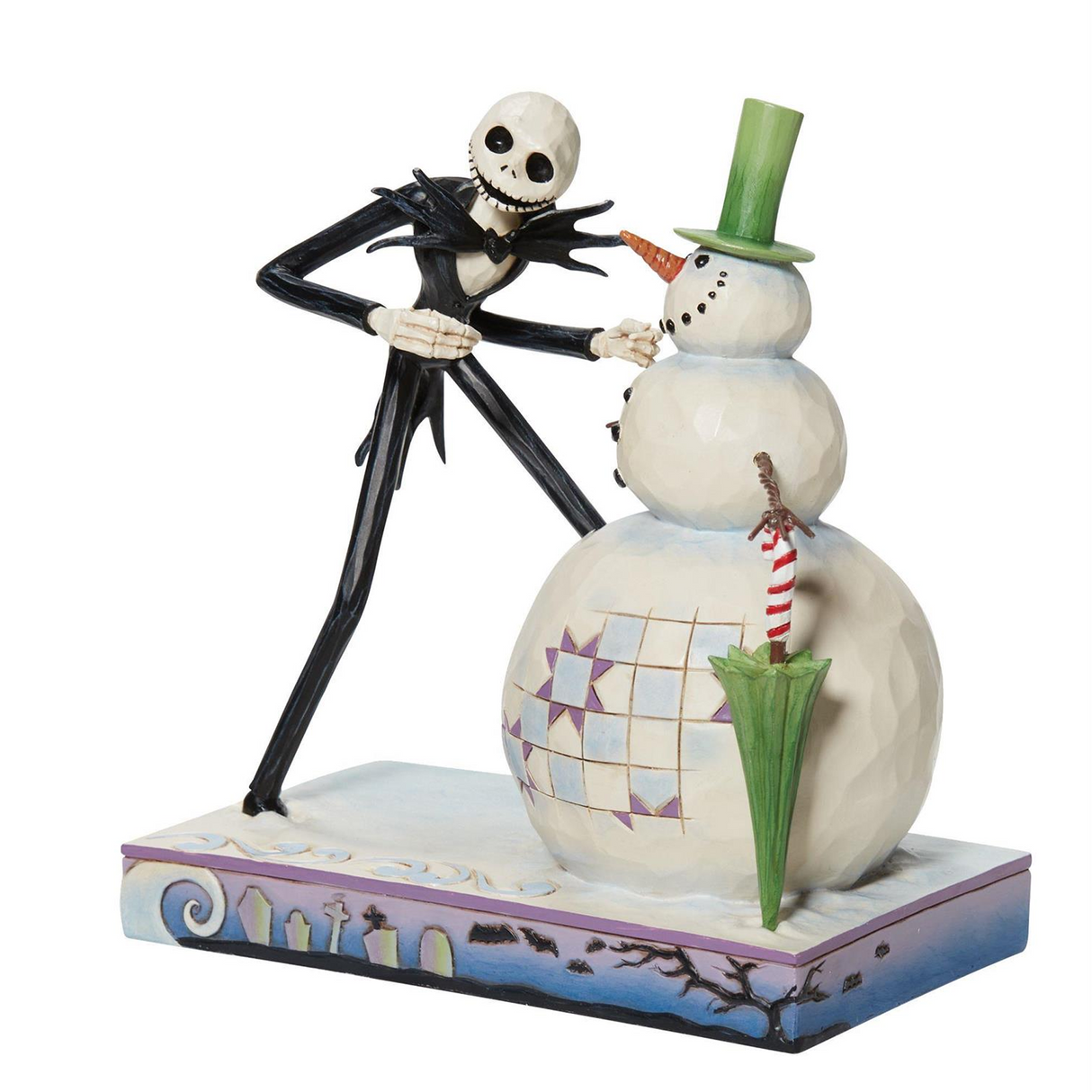 Disney Traditions - Jack with Snowman Figurine