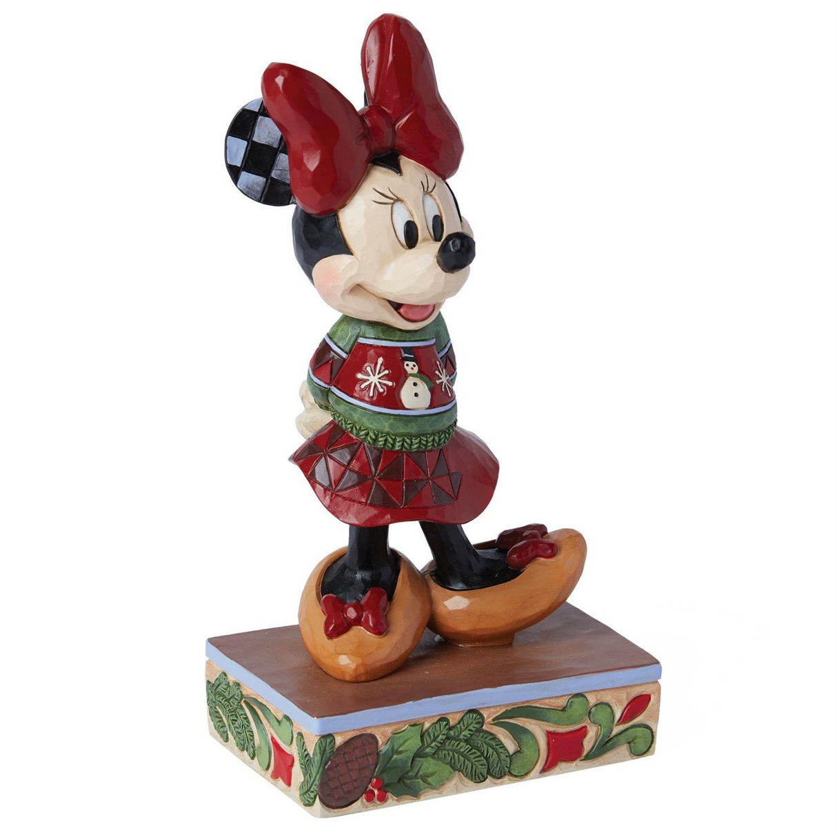 Disney Traditions - Minnie Mouse in Christmas Sweater Figurine