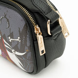 Disney Jack and Sally Double Zipper Crossbody Bag