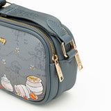 Disney Winnie the Pooh Eeyore Double Zipper Crossbody Bag