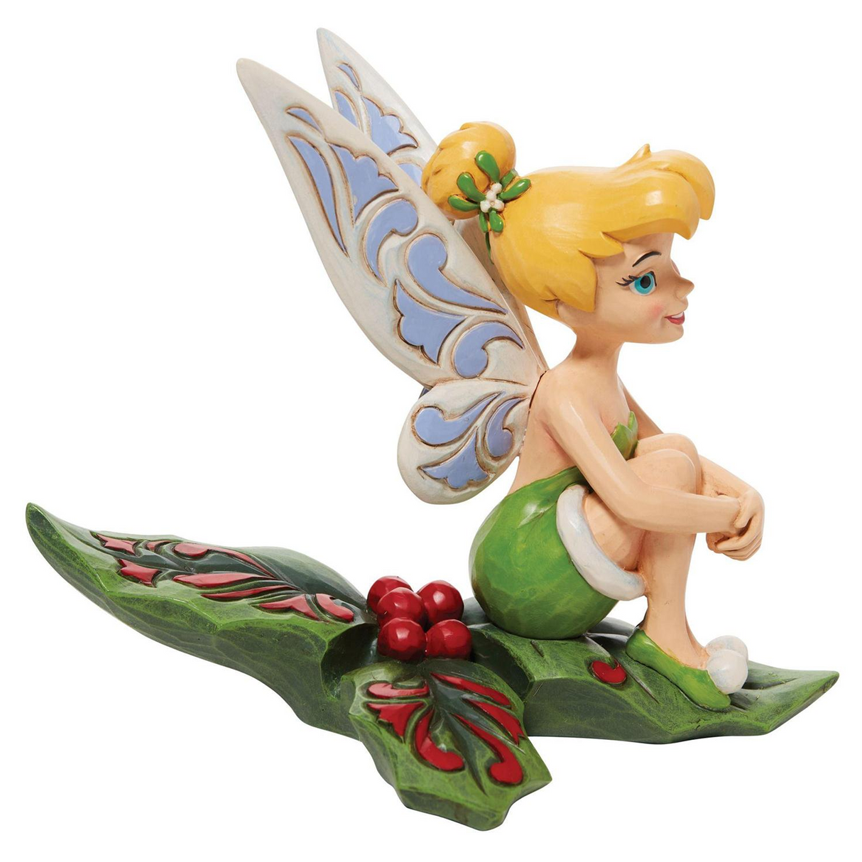 Disney Traditions - Tinker Bell Sitting on Holly Figurine