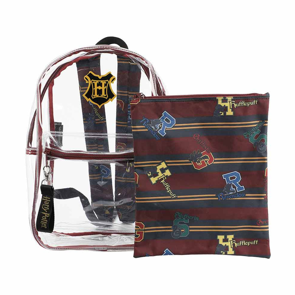 Harry Potter Hogwarts Clear Backpack & Laptop Sleeve