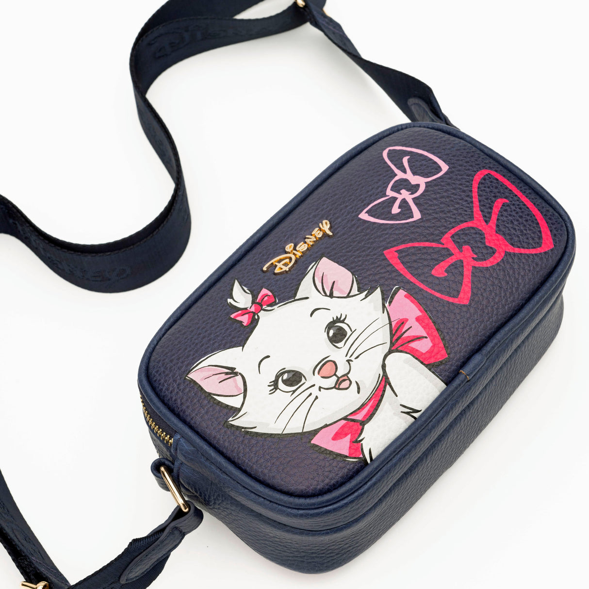 Disney Marie Double Zipper Crossbody Bag