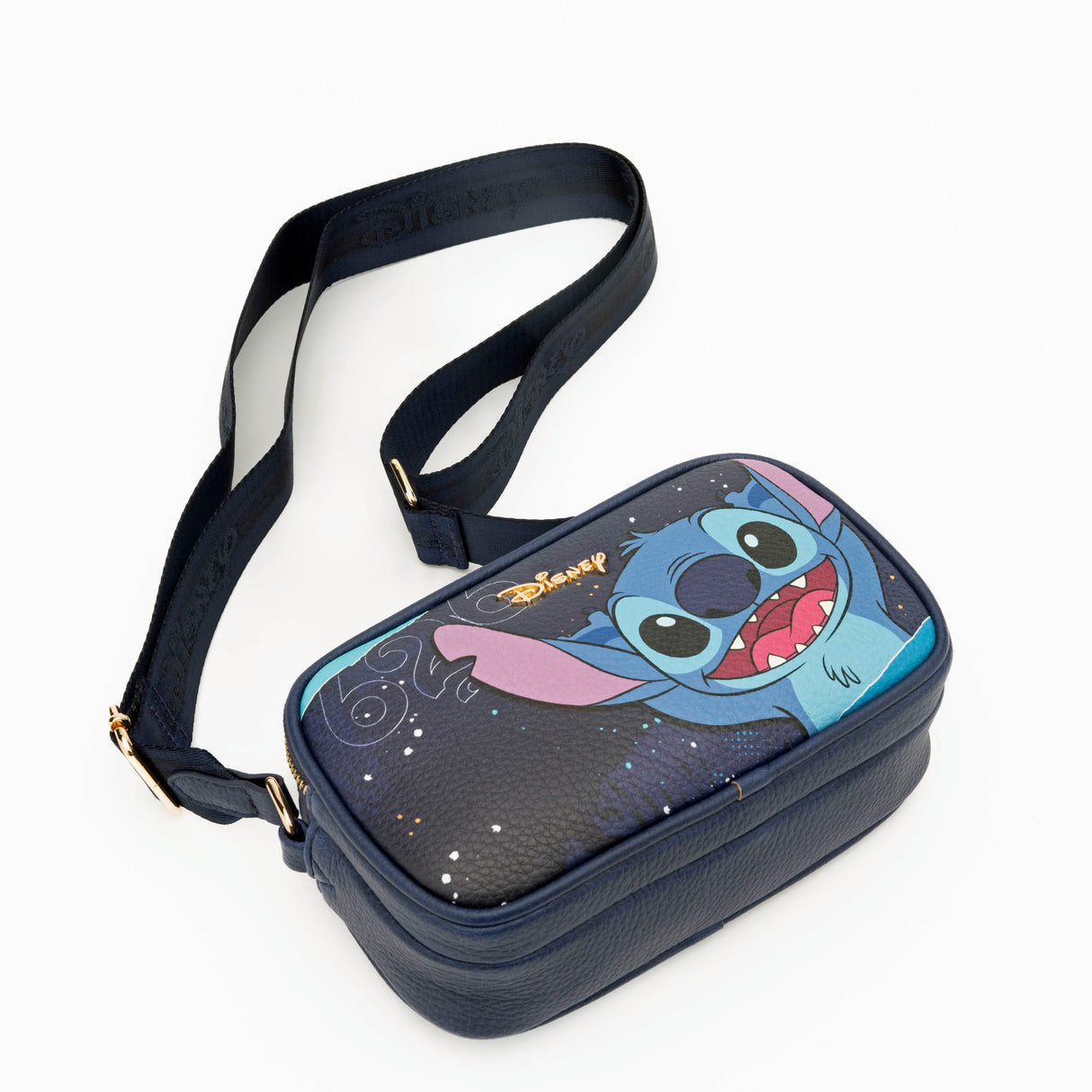 Disney Lilo & Stitch Double Zipper Crossbody Bag