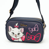 Disney Marie Double Zipper Crossbody Bag