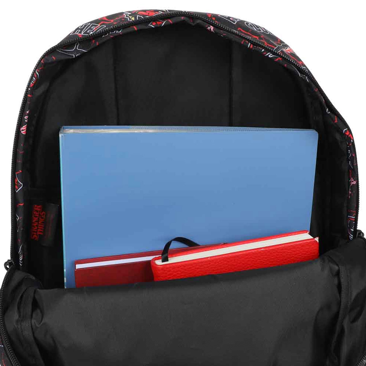 Stranger Things Hellfire Club AOP Nylon Laptop Backpack