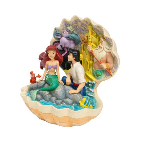 Disney Traditions - The Little Mermaid "Seashell Scenario" Figurine