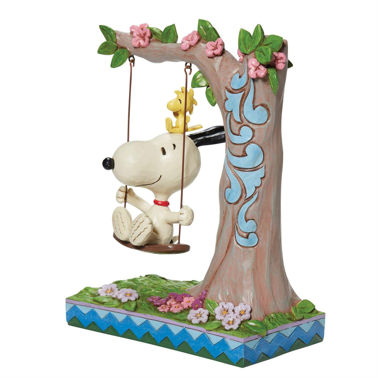 Jim Shore - Peanuts Snoopy & Woodstock "A Sweet Swing" Figurine