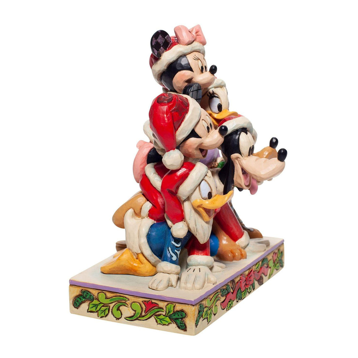 Disney Traditions - Mickey and Friends "Piled High with Holiday Cheer" Figurine