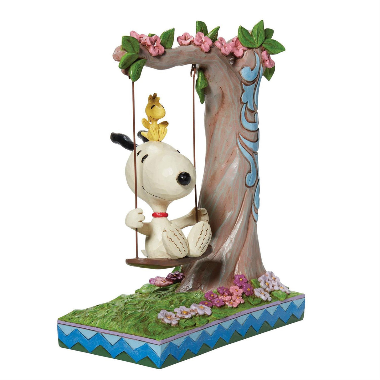 Jim Shore - Peanuts Snoopy & Woodstock "A Sweet Swing" Figurine