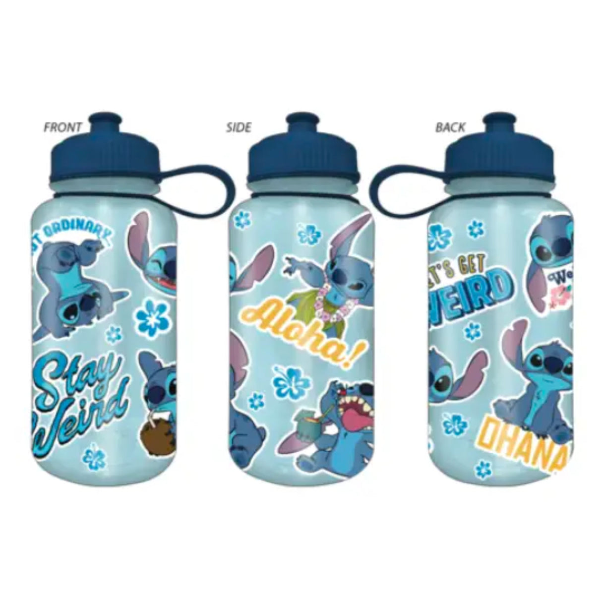 Lilo and Stitch Pose Art 33.8oz Sports Water Bottle