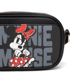 Disney Mickey Mouse Double Zipper Crossbody Bag