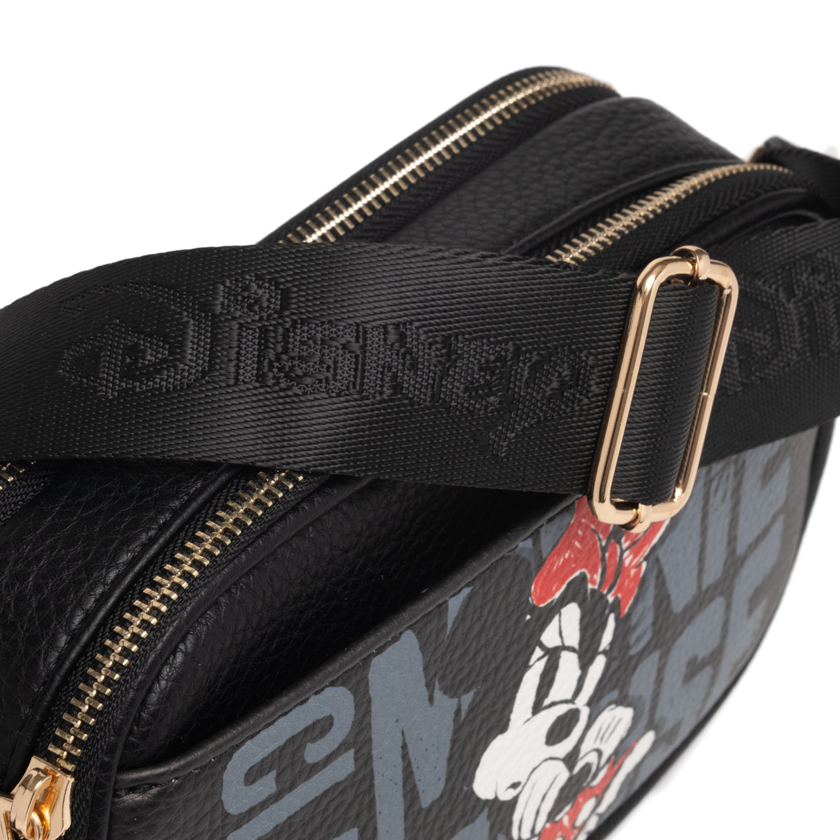 Disney Mickey Mouse Double Zipper Crossbody Bag