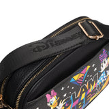 Disney Minnie Mouse Double Zipper Crossbody Bag