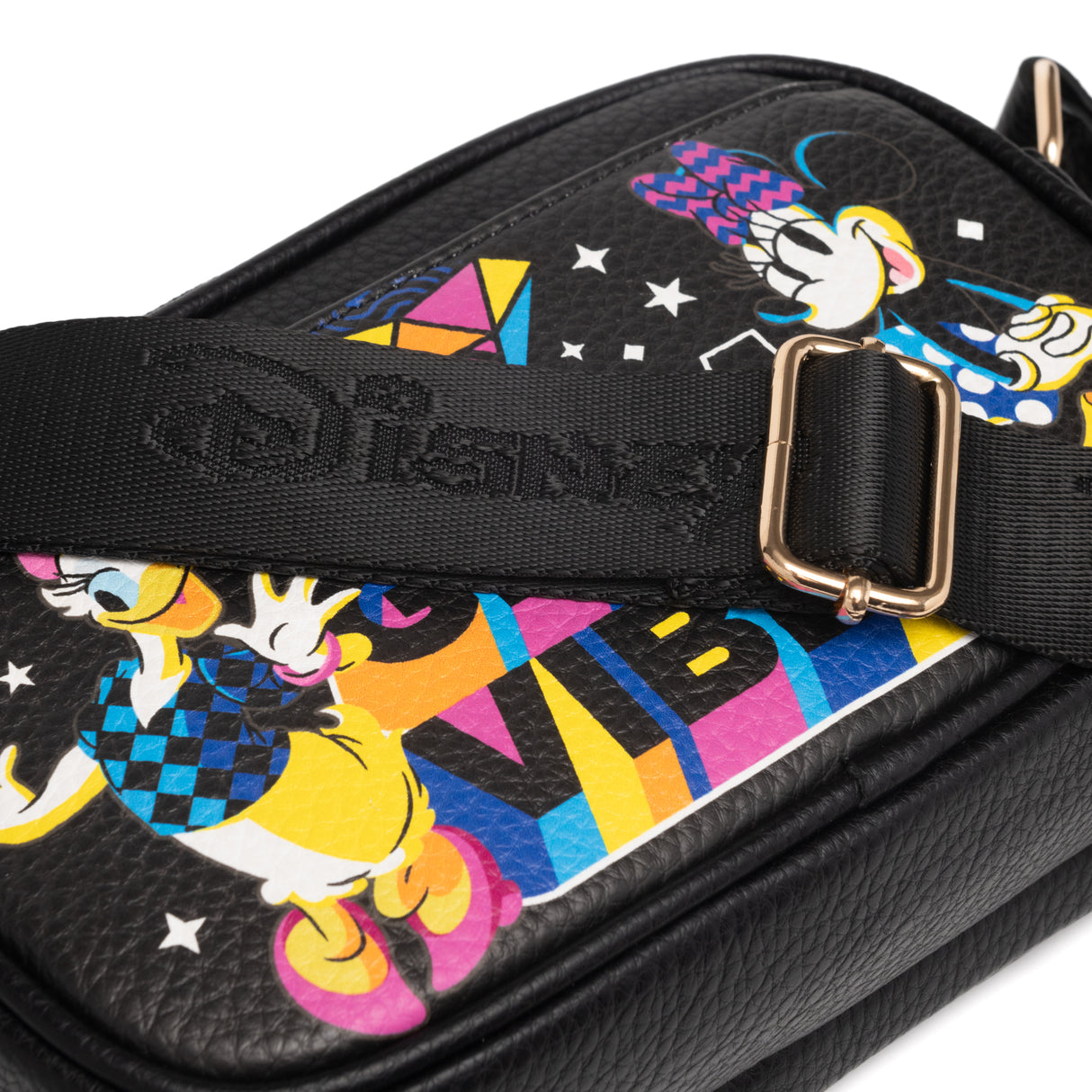 Disney Minnie Mouse Double Zipper Crossbody Bag