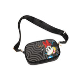 Disney Minnie Mouse Double Zipper Crossbody Bag