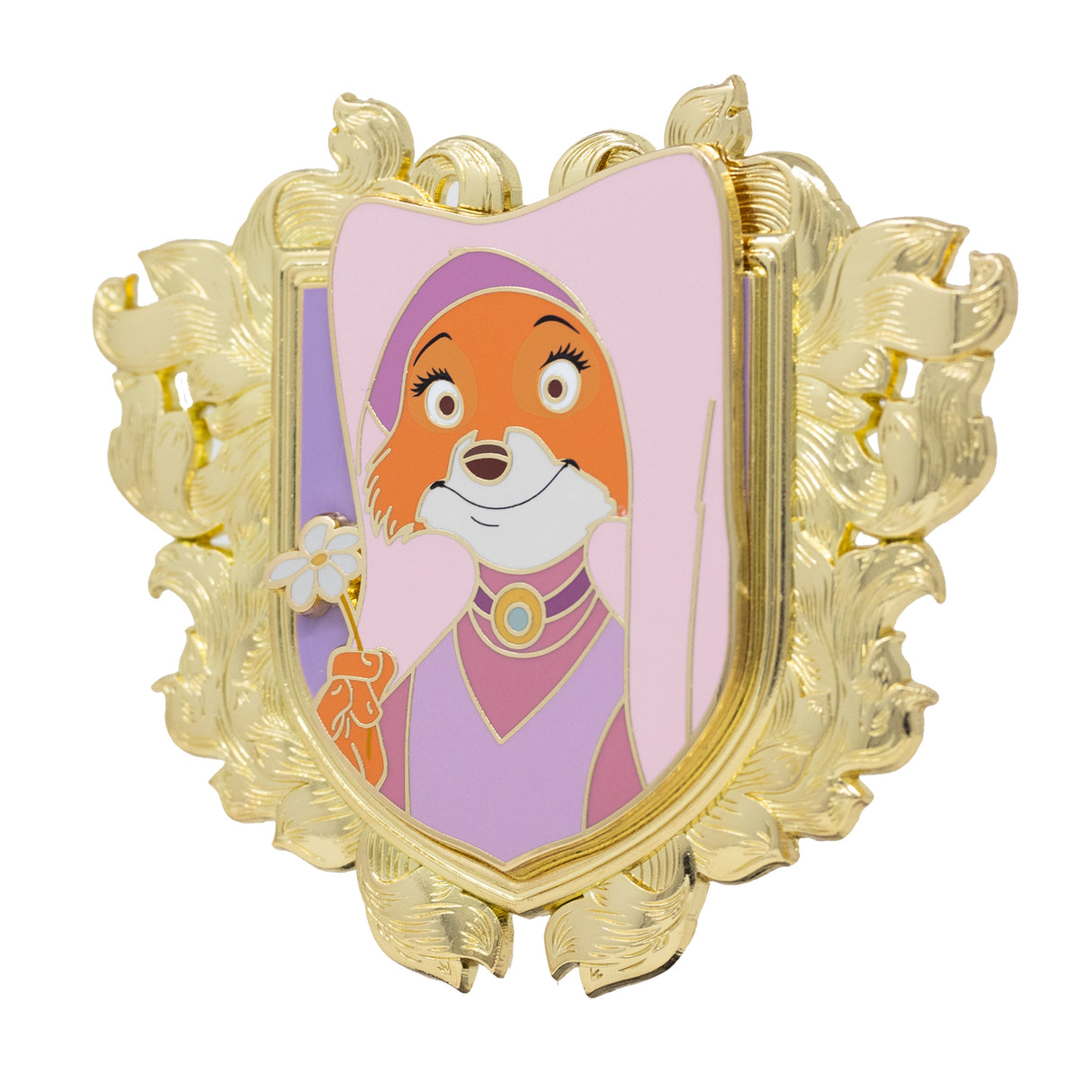 Disney Robin Hood Family Crest - Lady Marian 3" Collectible Pin on Pin Special Edition 300 - PREORDER