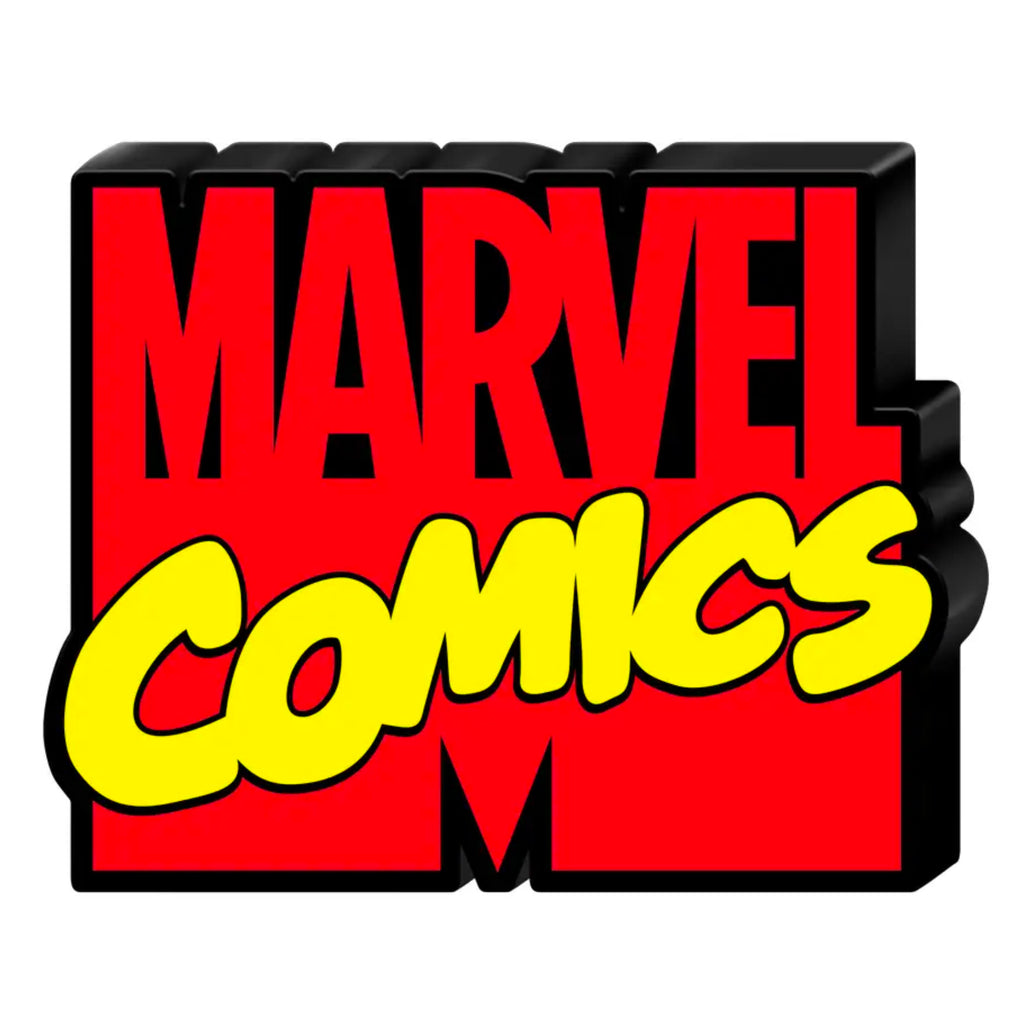 Marvel Comics Block Logo Large Die Cut Mdf Box Wall Sign – The Pink a ...