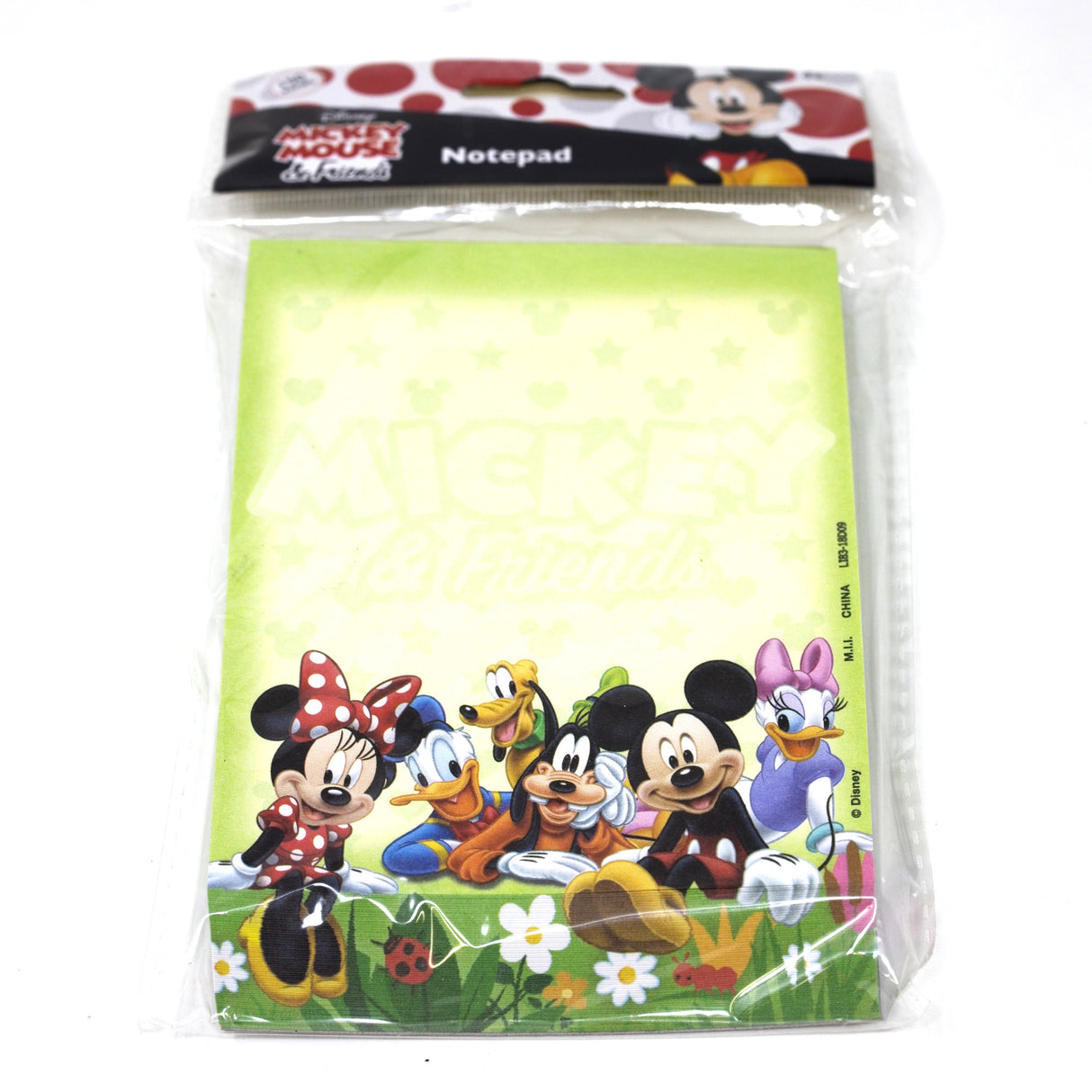 Disney Mickey & Friends Green Notepad 150 Sheets