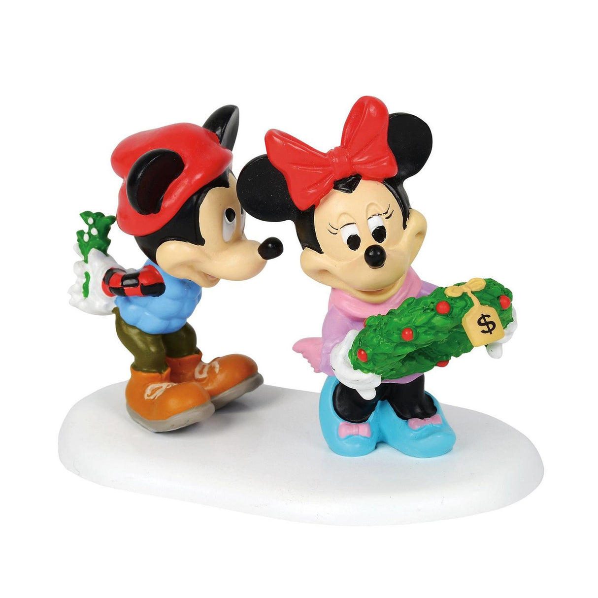 Department 56 - Disney Village Mickey's Mistletoe Surprise Figurine