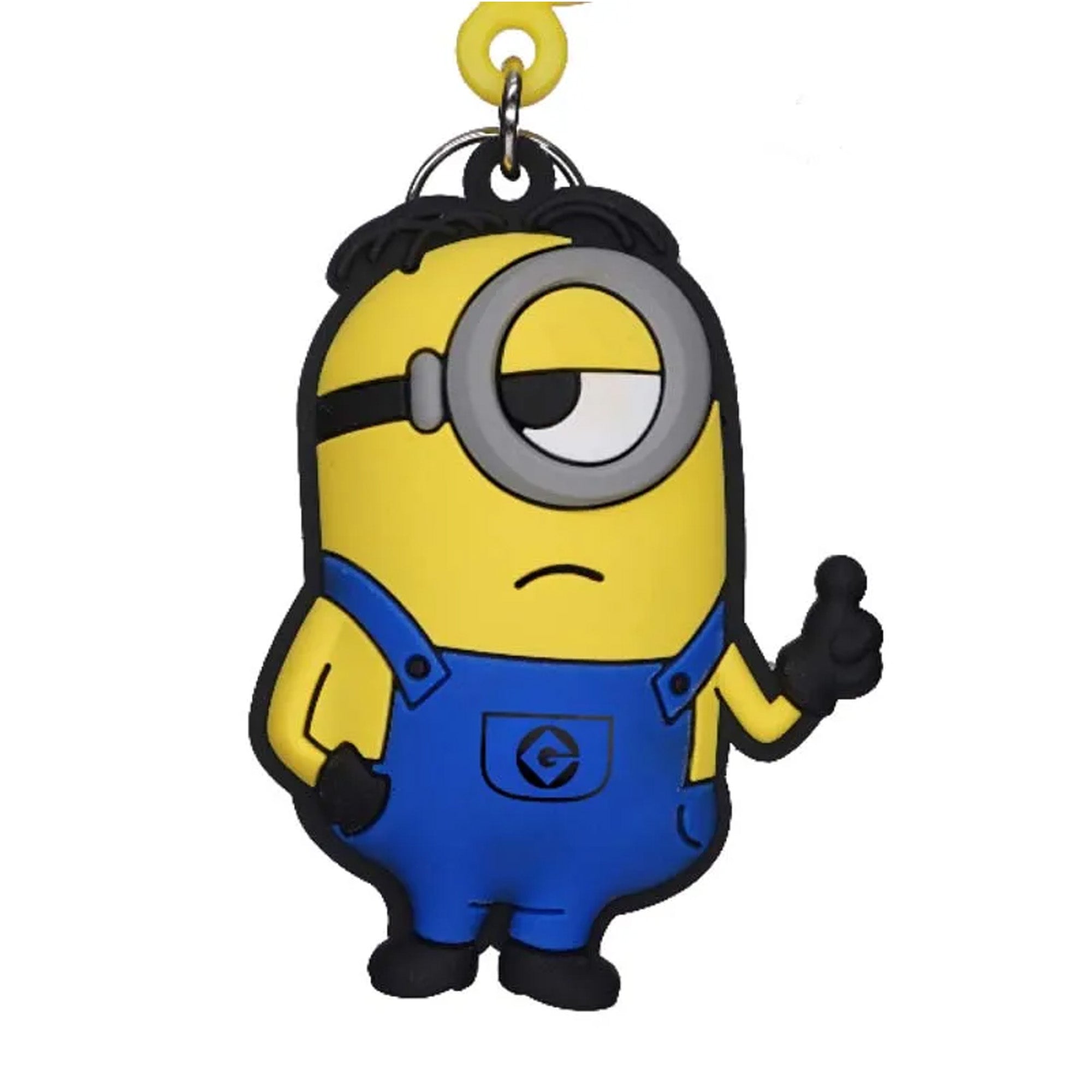 Minions 2 Stuart Soft Touch Bag Clip/Luggage Charm