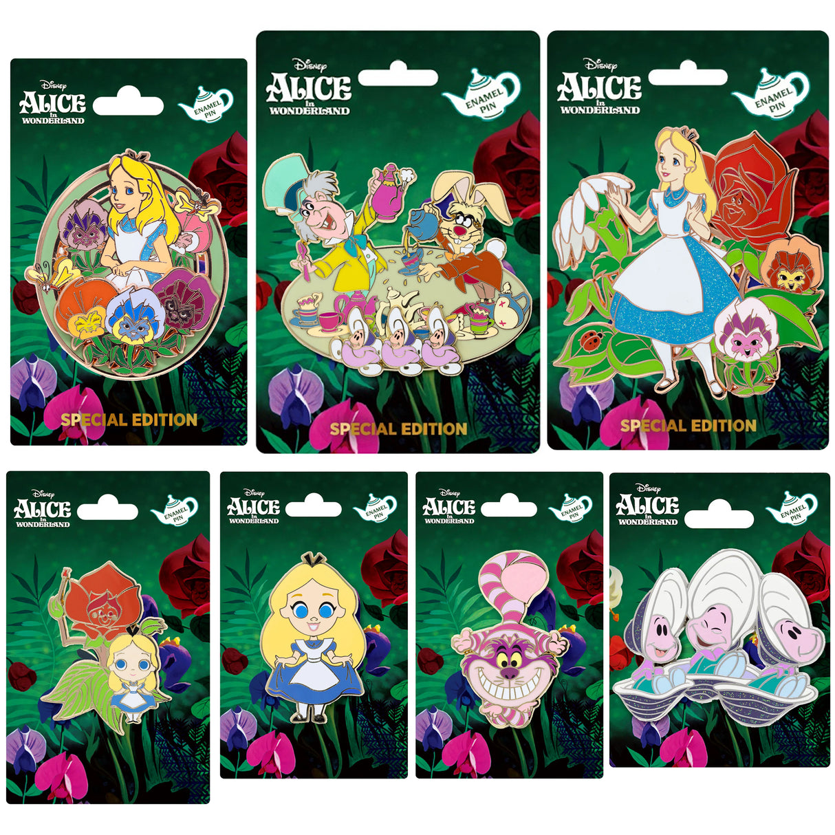 Disney Alice in Wonderland Collector Pack Pin Special Edition 300