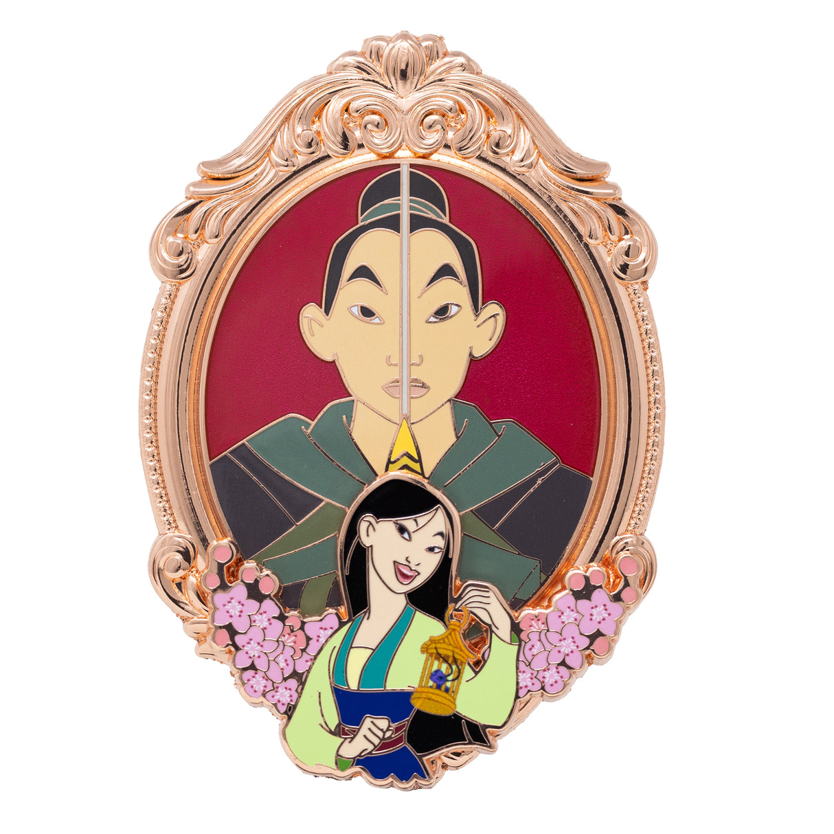 Disney Transformations Series Mulan 3" Collectible Pin on Pin Special Edition 300 - PREORDER