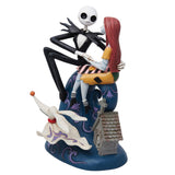 Disney Traditions - Jack, Sally & Zero on Hill Figurine