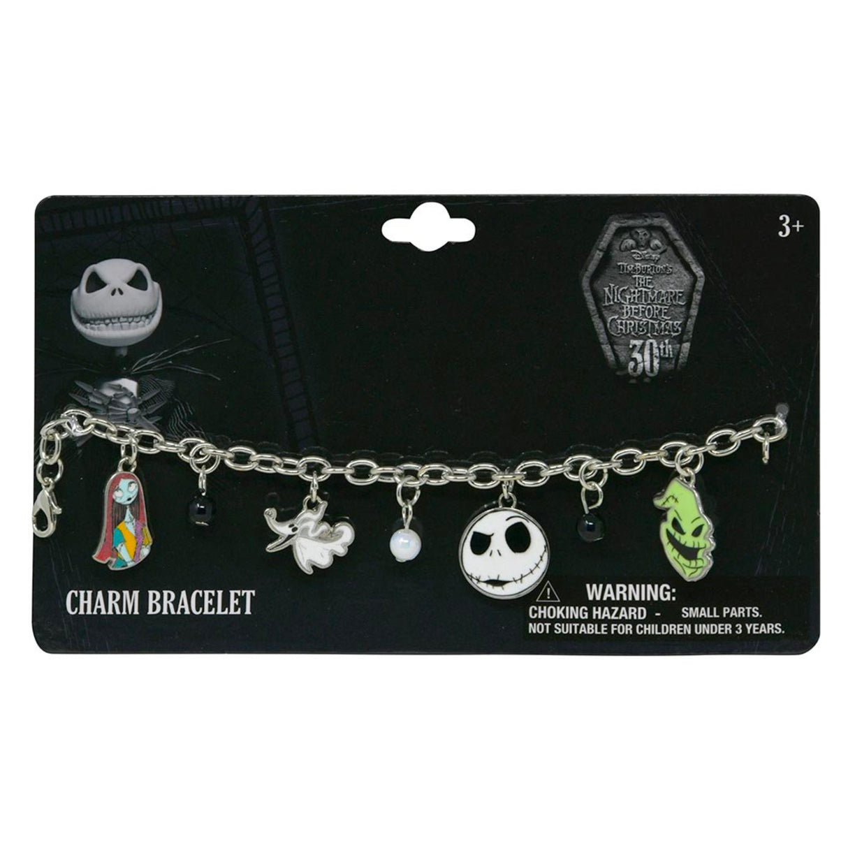 Nightmare Before Christmas 7" Charm Bracelet