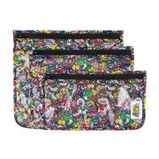 Super Mario Mashup Clear Travel Bag 3-Pack