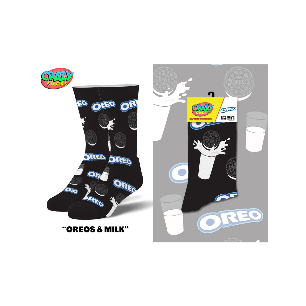 Oreos & Milk - Mens Crew Folded