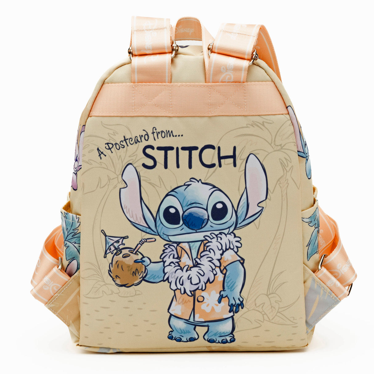 Disney Stitch and Scrump Park Day Nylon Mini Backpack