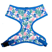 Pet Harness - Lilo & Stitch Stitch Poses and Tropical Flowers Collage Ivory/Multi Color