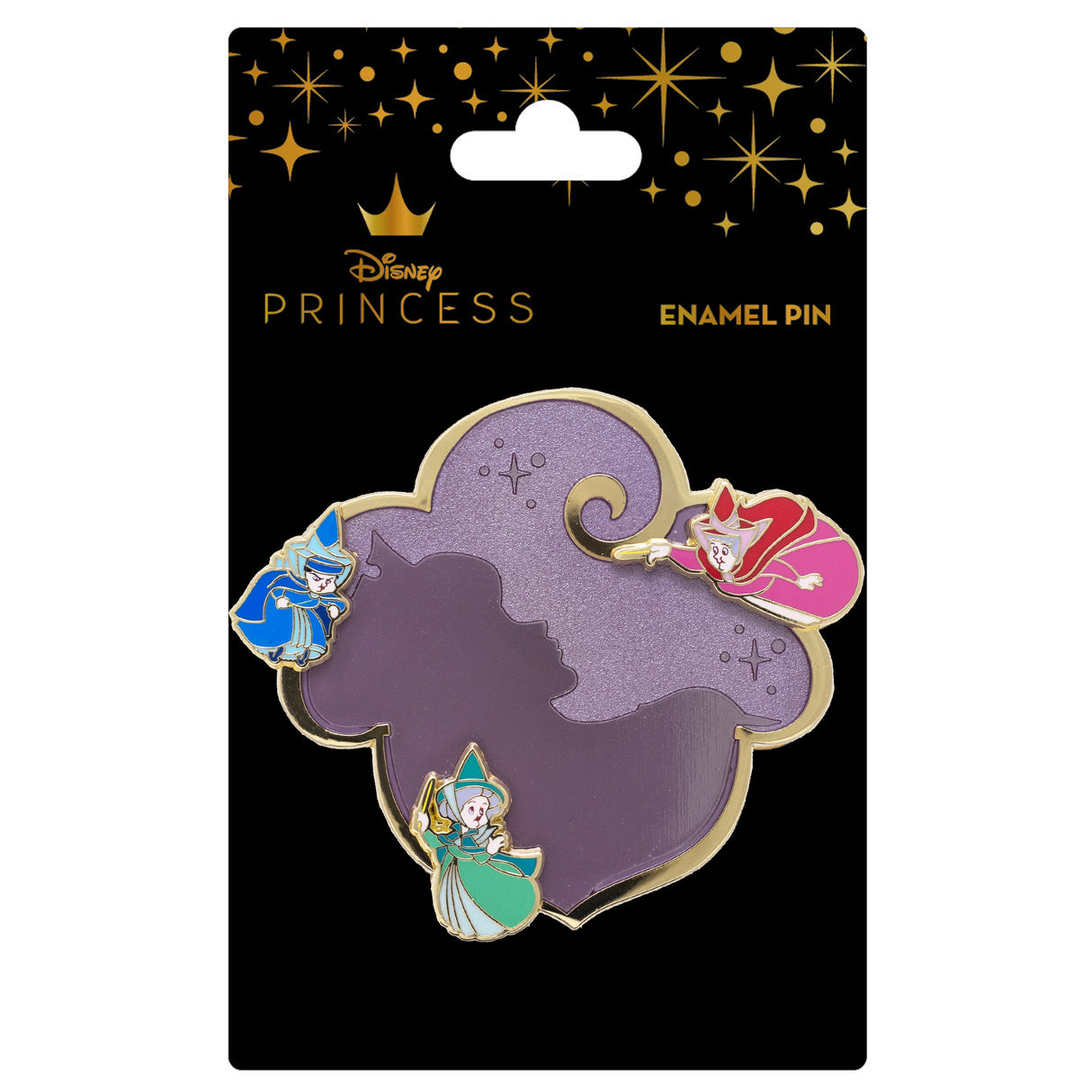 Disney Sleeping Beauty Enchanted Fairies 2.5" Collectible Pin on Pin Special Edition 300 - NEW RELEASE