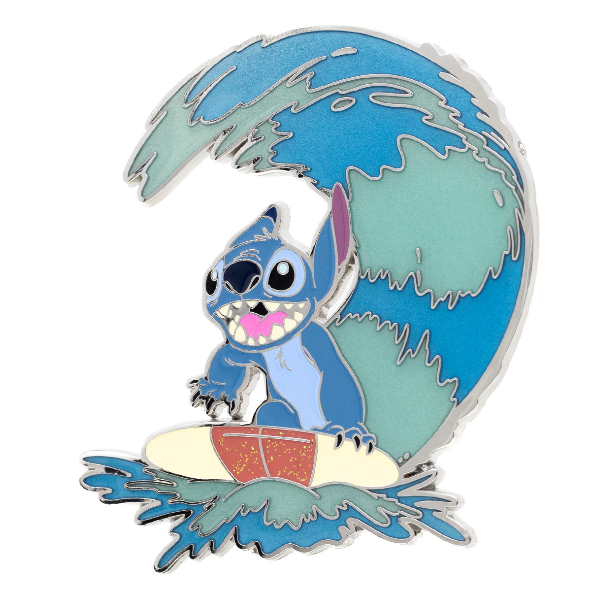 Disney Stitch Surfing 3" Collectible Pin Special Edition 300