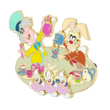 Disney Alice in Wonderland Mad Tea Party 3.5" Collectible Pin on Pin Special Edition 300