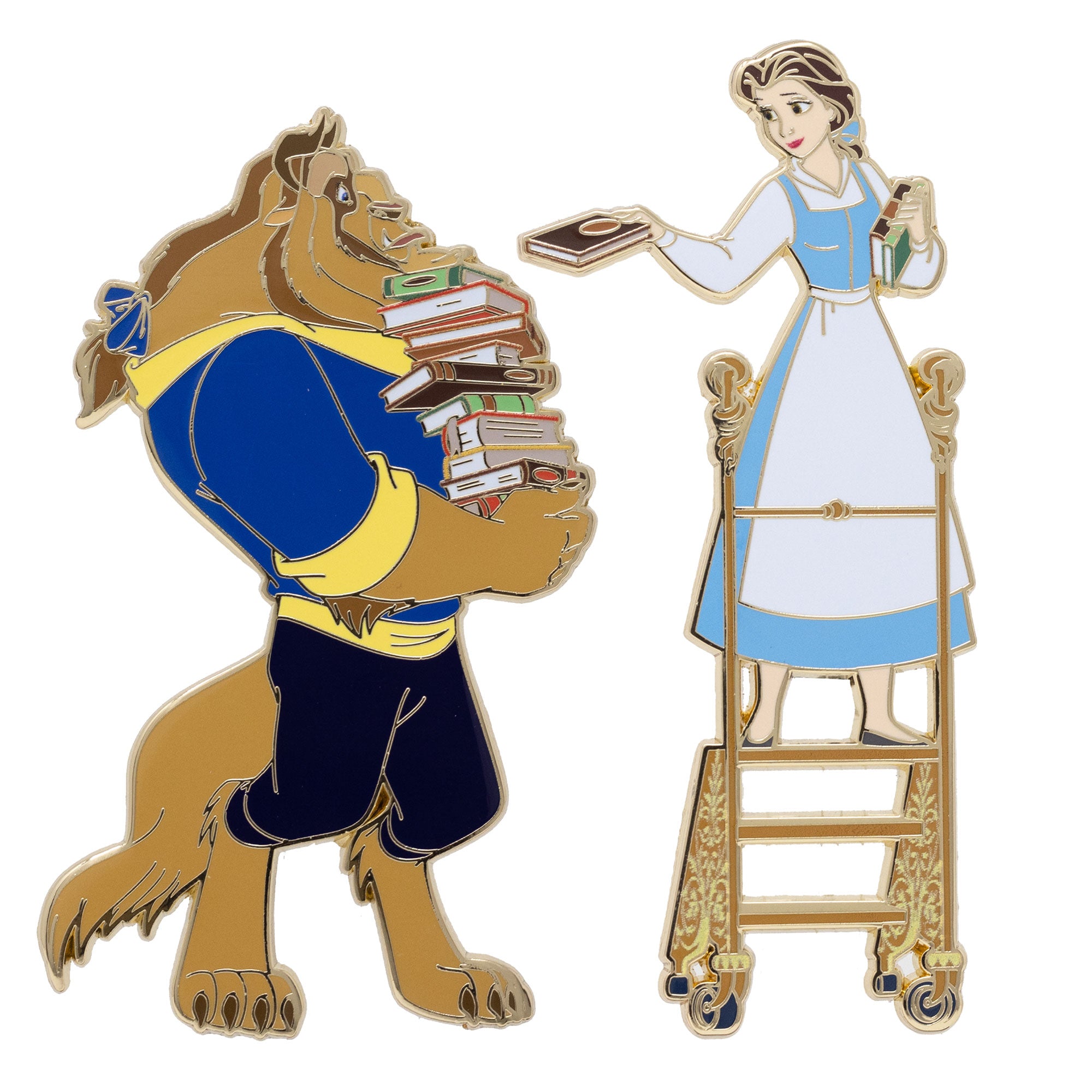 Disney Beauty and the Beast Library Scene 2 Pack Collectible Pin Special Edition 300 - NEW RELEASE