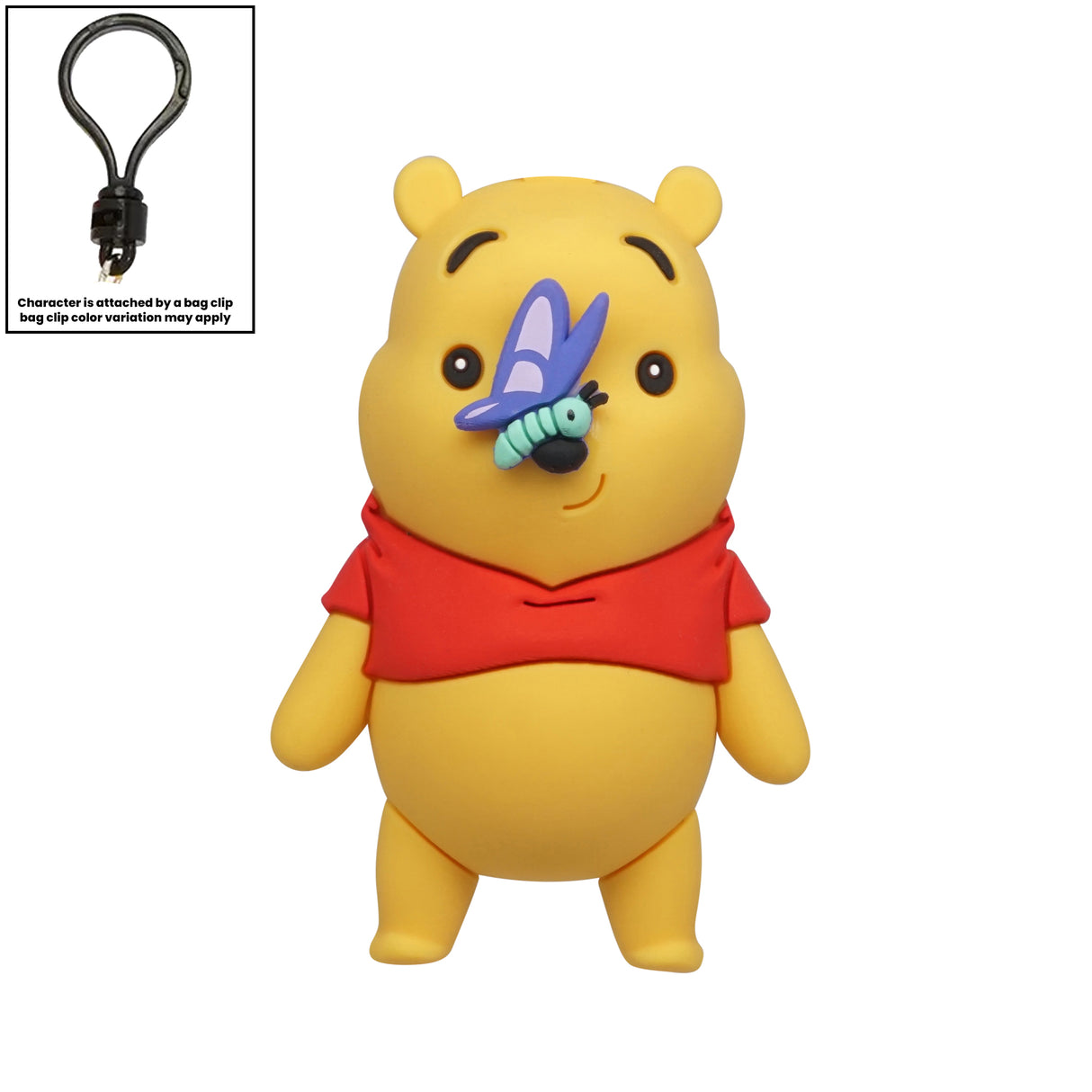 Disney Winnie the Pooh with Butterfly Bag Clip/Ornament