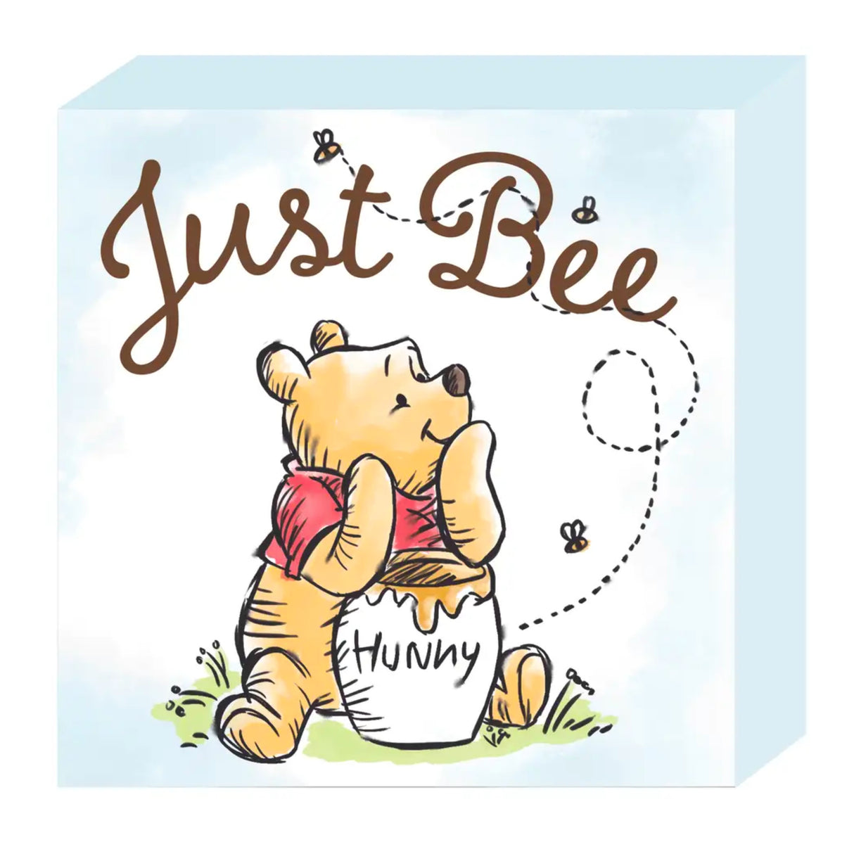 Winnie the Pooh 6" X 6" X 1.5" Box Wall Sign