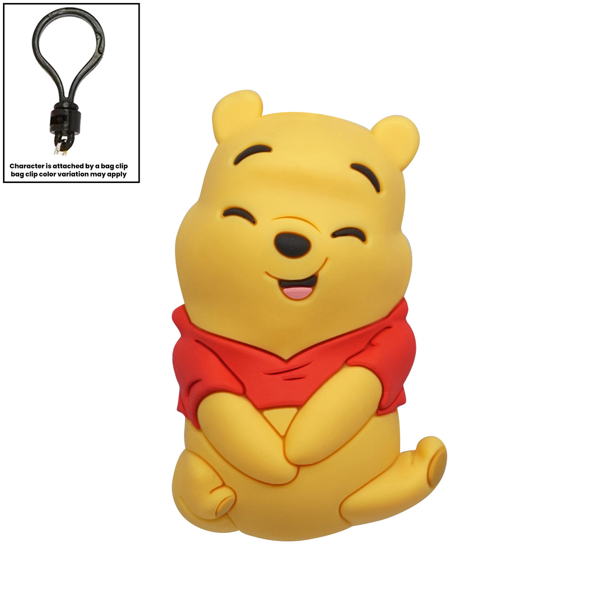 Disney Winnie the Pooh Laughing Pooh Bear Bag Clip/Ornament