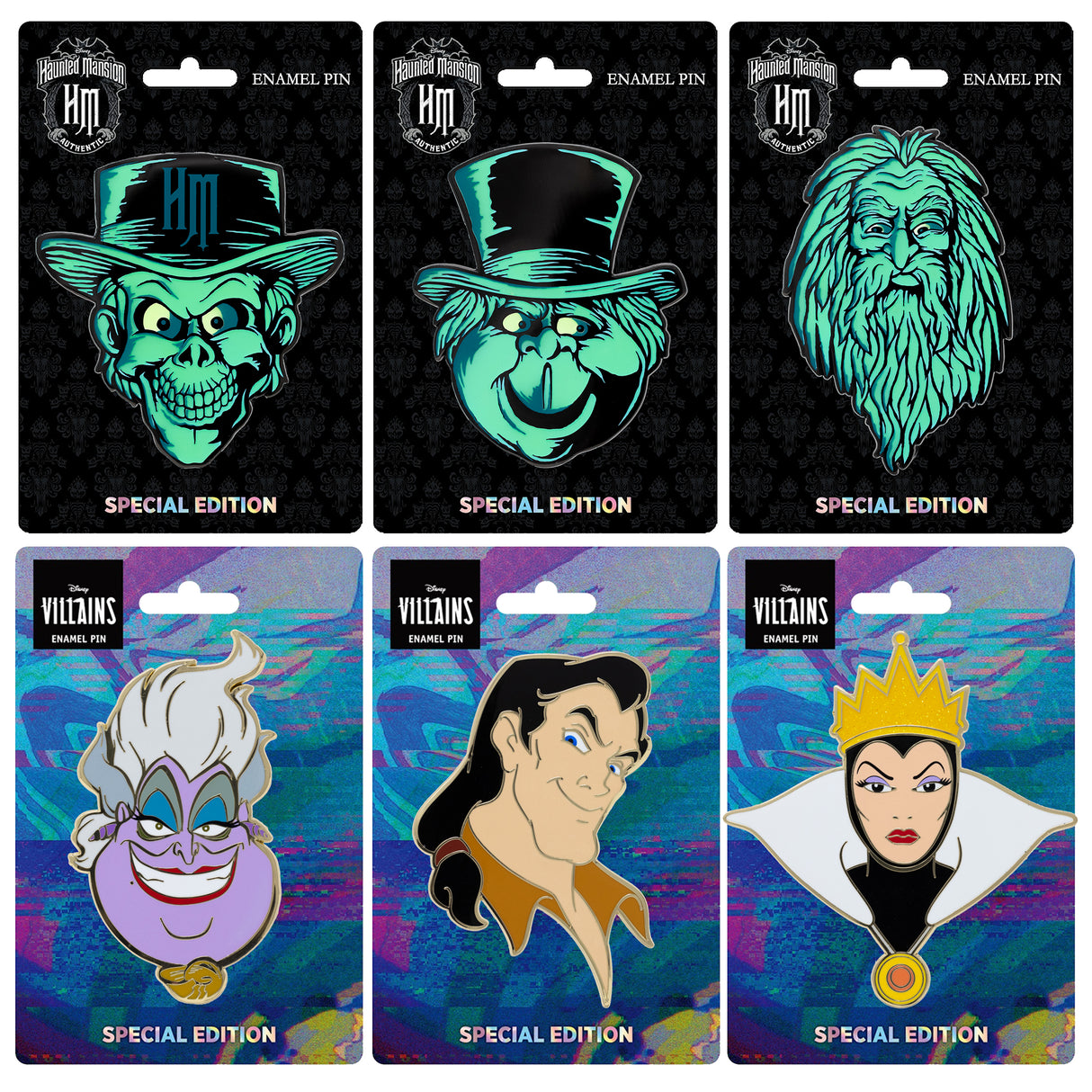 Disney Haunted Mansion and Villains Series 3" Collectible Pin Special Edition 300 - PREORDER