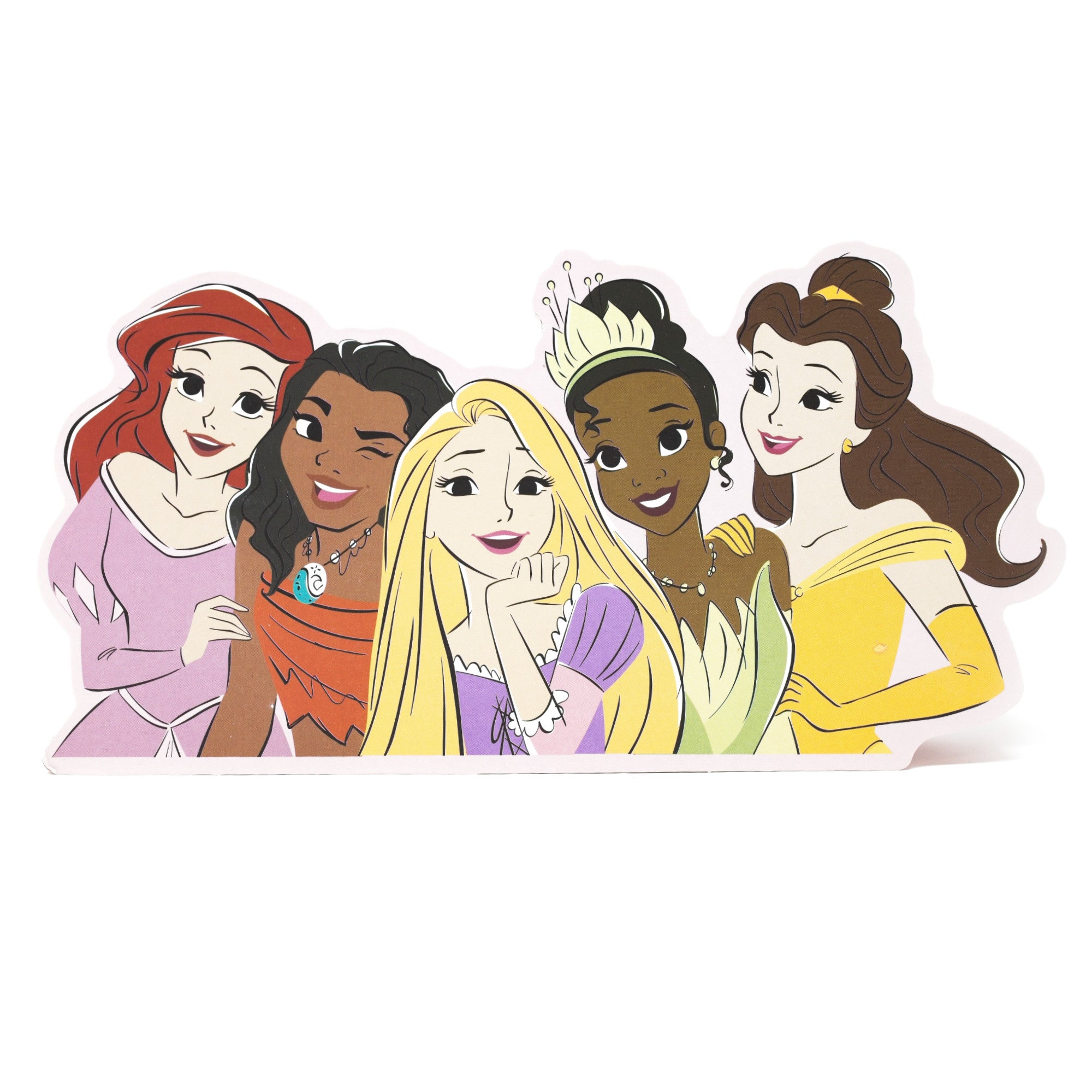 Disney Princess Friends Pose Large Die Cut MDF Box Wall Sign