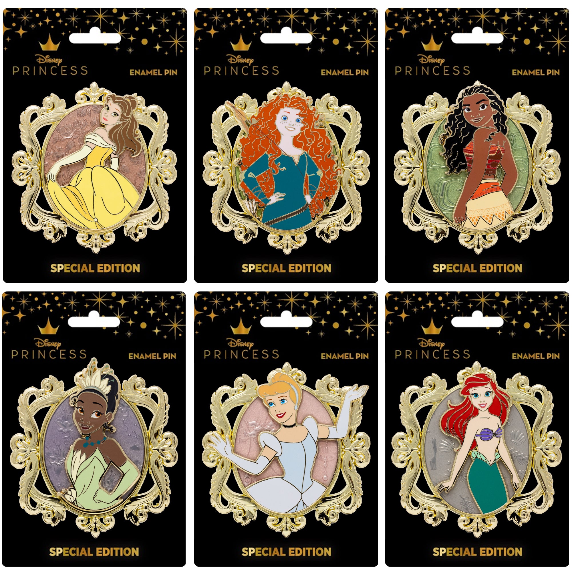 Disney Cameo Series Disney Princesses Pin on Pin Special Edition 400 - NEW RELEASE