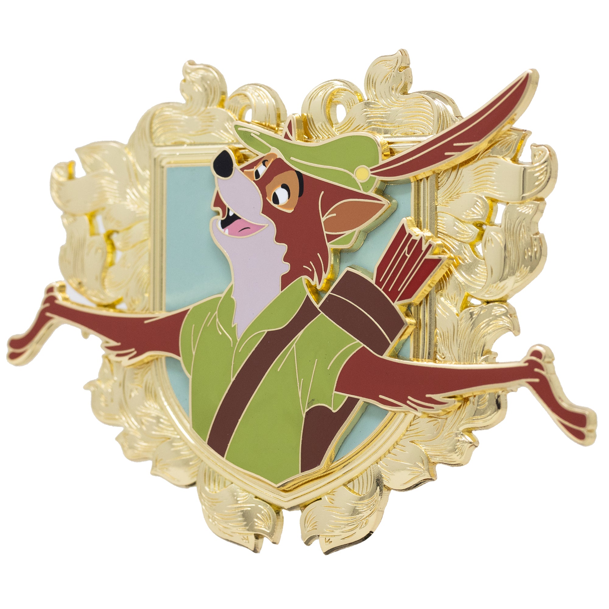 Disney Robin Hood Family Crest - Robin Hood 3" Collectible Pin on Pin Special Edition 300